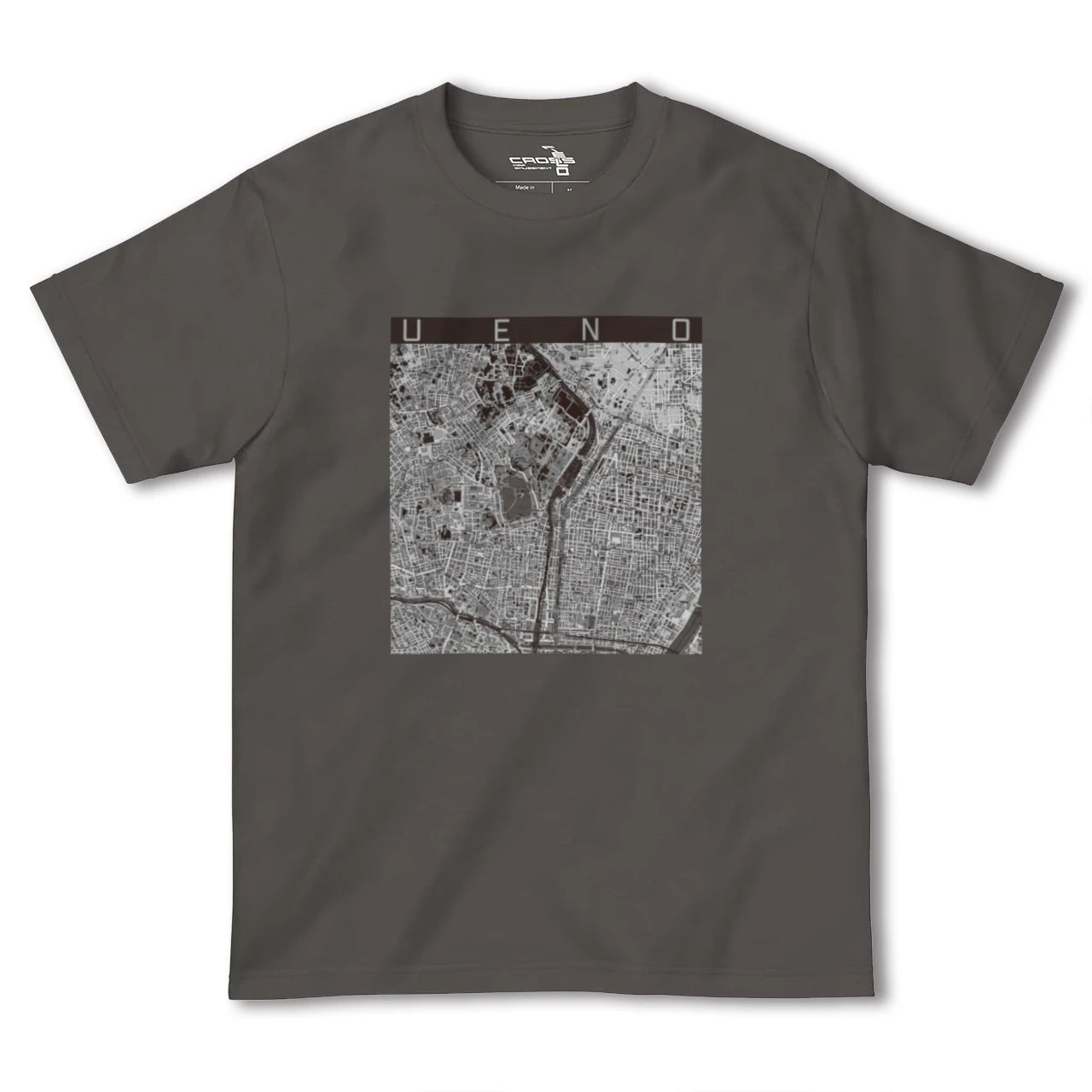 【上野(東京都)】地図柄ヘビーウェイトTシャツ