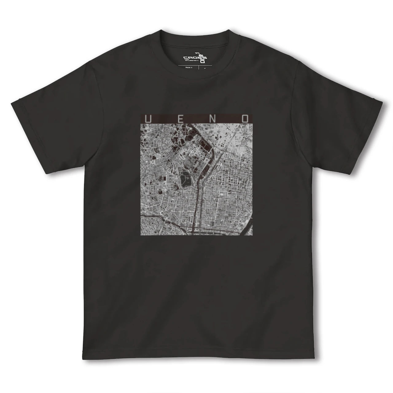 【上野(東京都)】地図柄ヘビーウェイトTシャツ