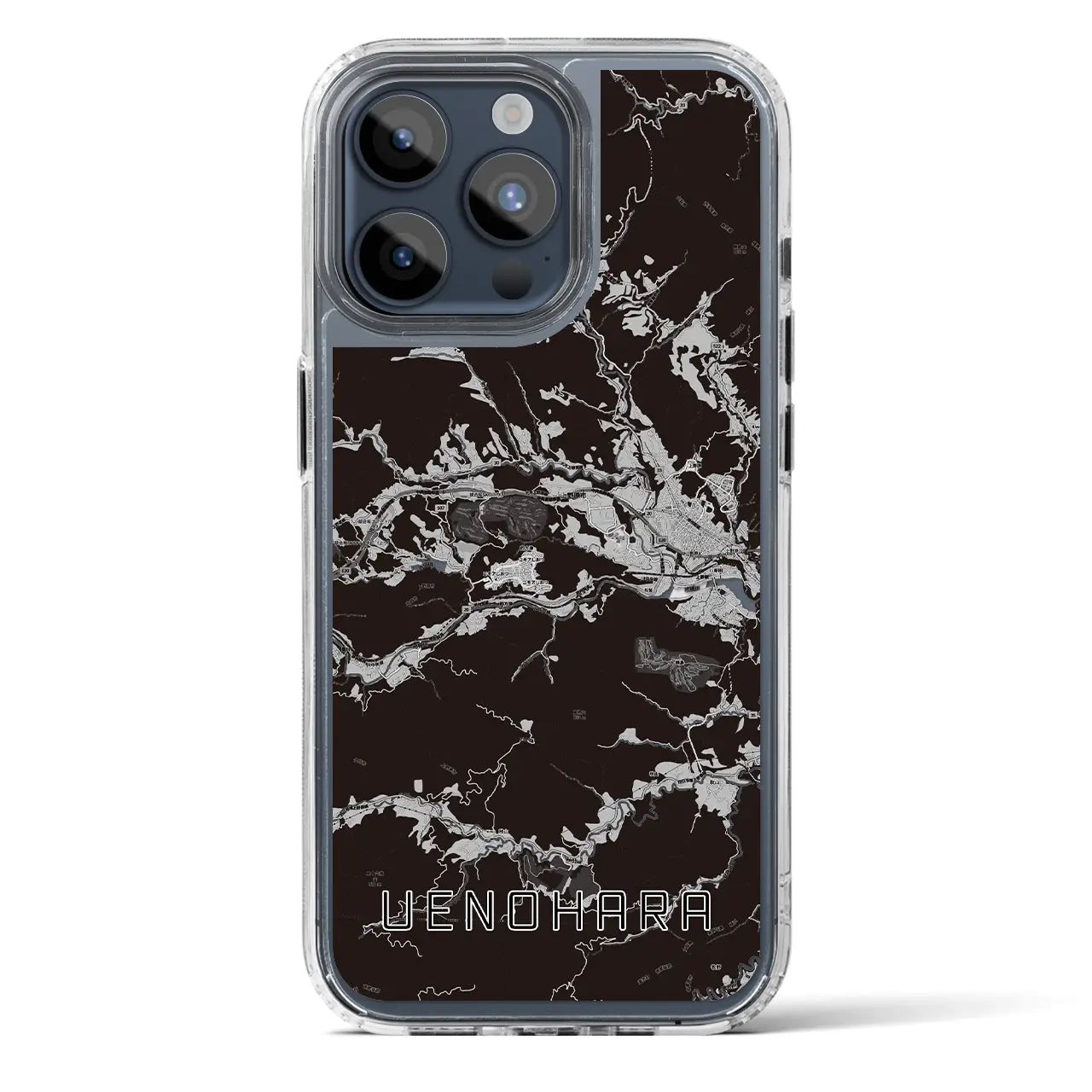 【上野原(山梨県)】地図柄iPhoneケース(MagSafeタイプ)