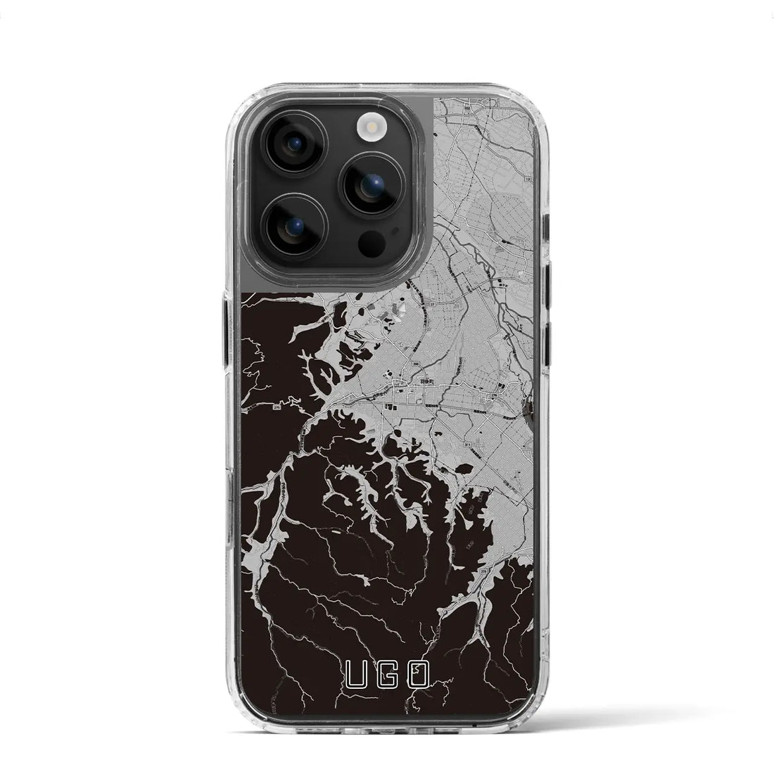 【羽後(秋田県)】地図柄iPhoneケース(MagSafeタイプ)