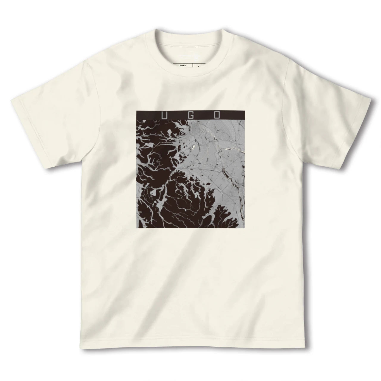 【羽後(秋田県)】地図柄ヘビーウェイトTシャツ