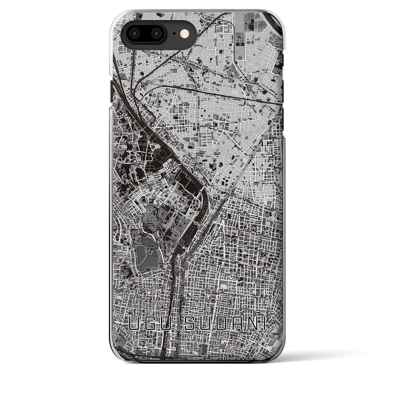 【鶯谷(東京都)】地図柄iPhoneケース(クリアタイプ)