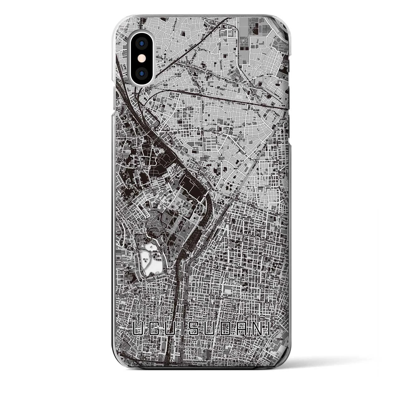 【鶯谷(東京都)】地図柄iPhoneケース(クリアタイプ)