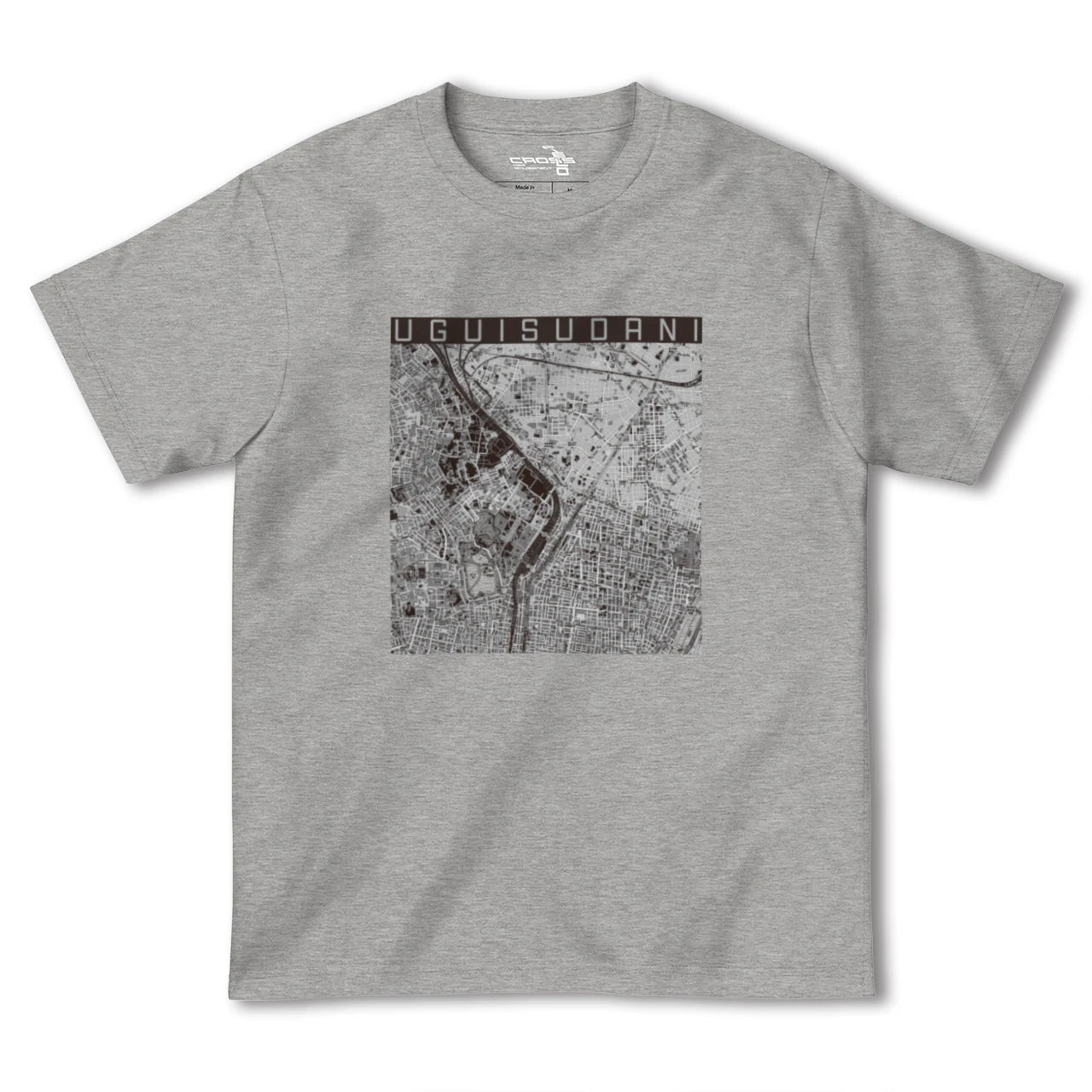 【鶯谷(東京都)】地図柄ヘビーウェイトTシャツ