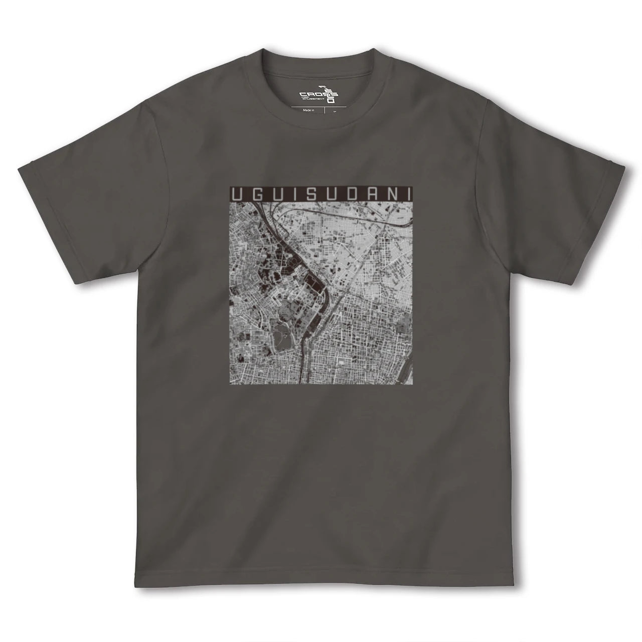 【鶯谷(東京都)】地図柄ヘビーウェイトTシャツ