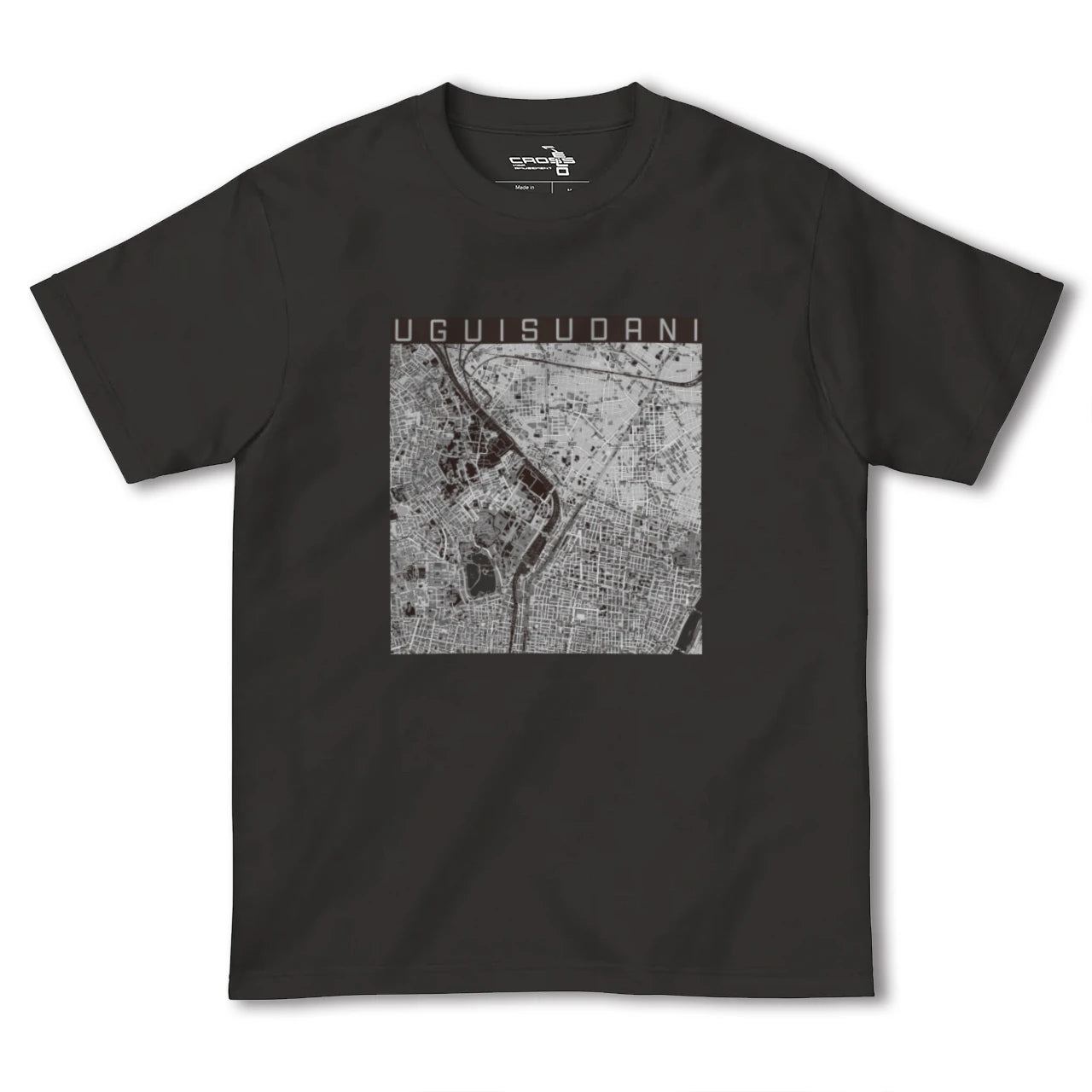 【鶯谷(東京都)】地図柄ヘビーウェイトTシャツ