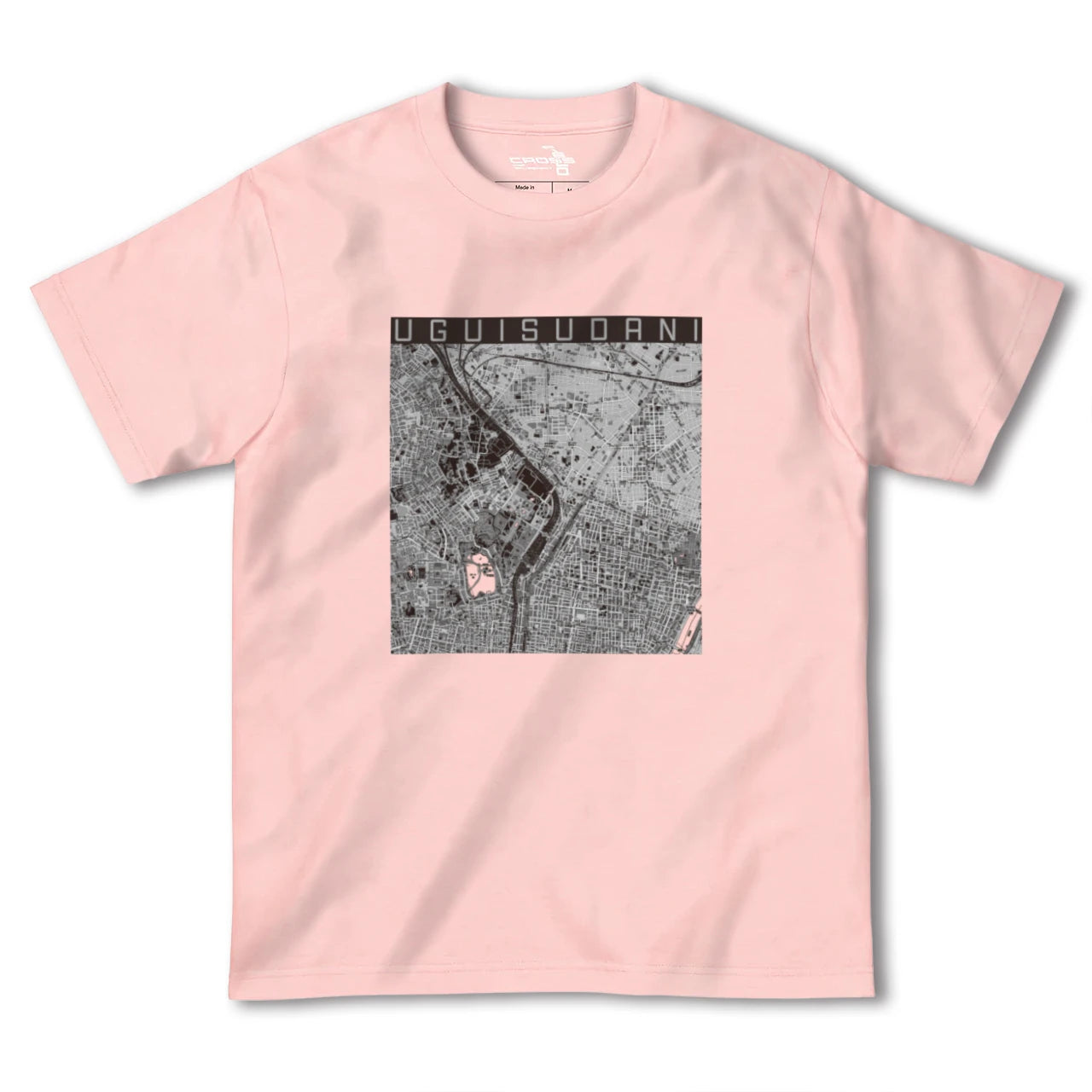 【鶯谷(東京都)】地図柄ヘビーウェイトTシャツ