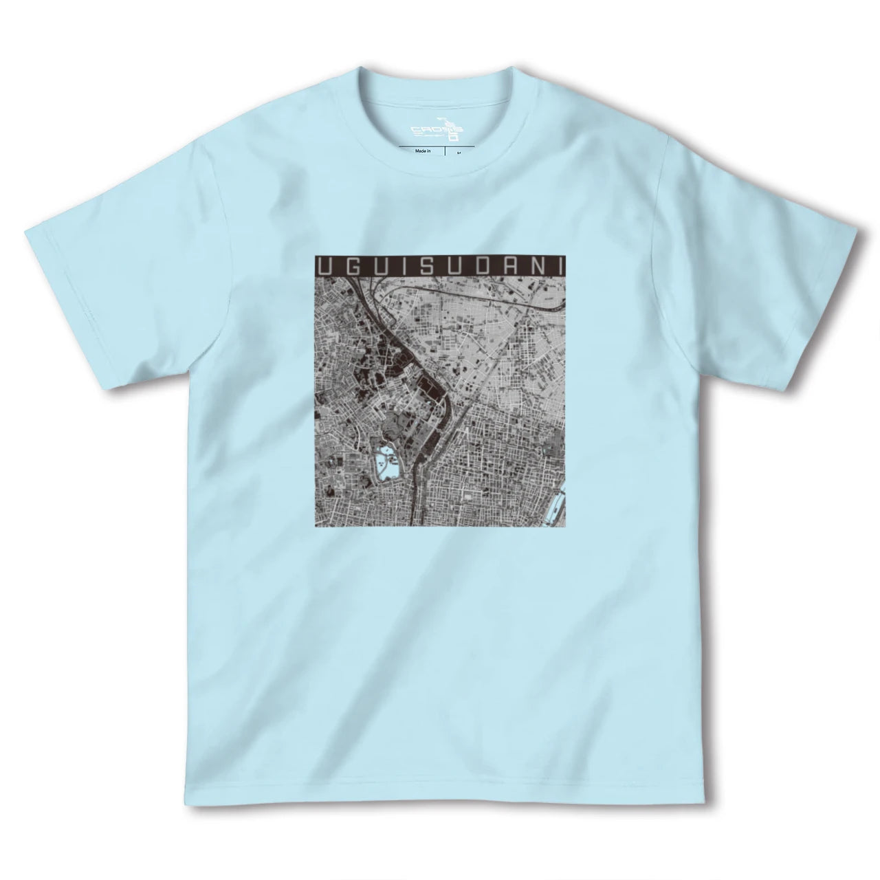 【鶯谷(東京都)】地図柄ヘビーウェイトTシャツ