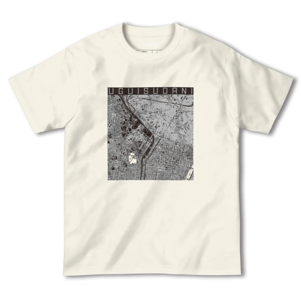 【鶯谷(東京都)】地図柄ヘビーウェイトTシャツ