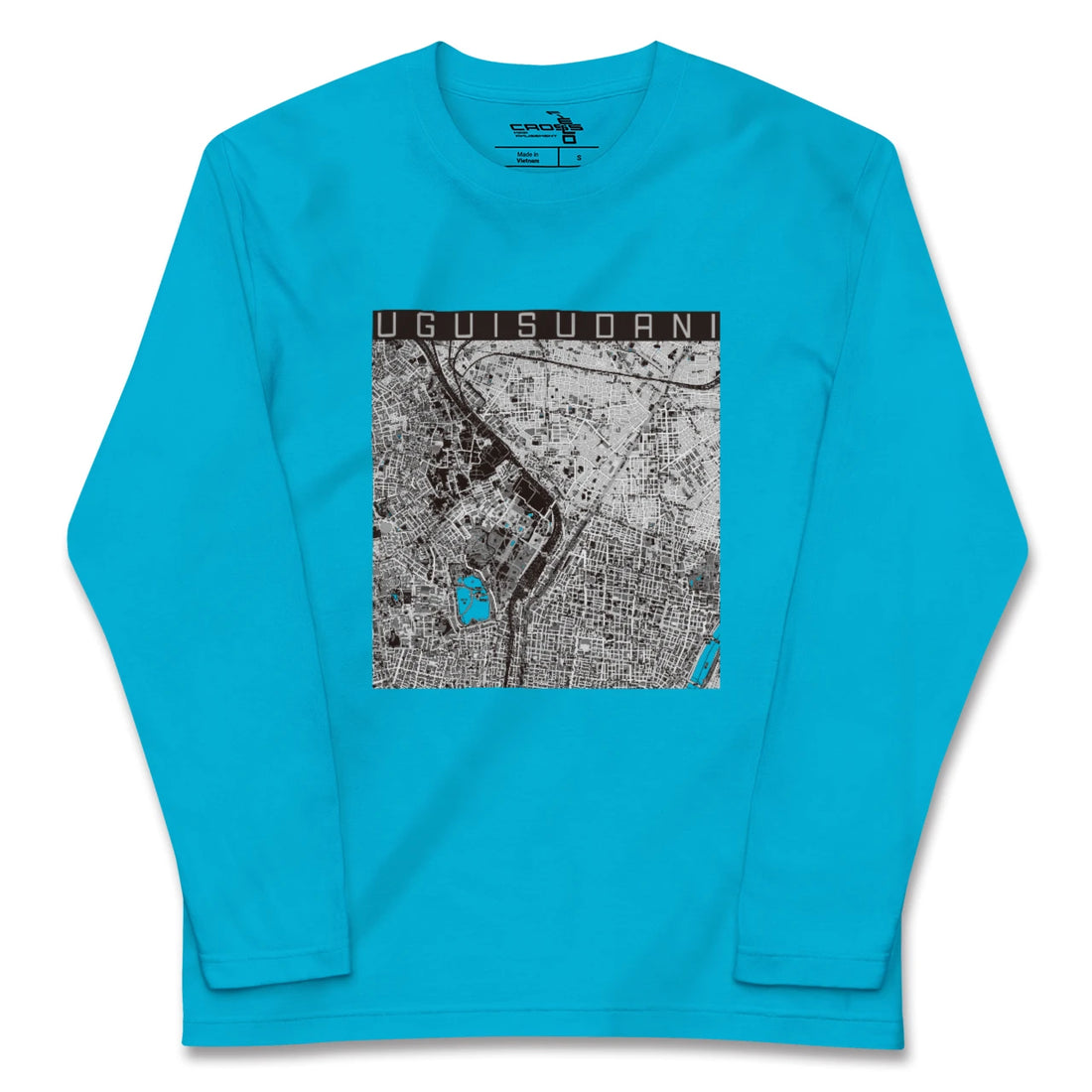 【鶯谷(東京都)】地図柄ロングスリーブTシャツ