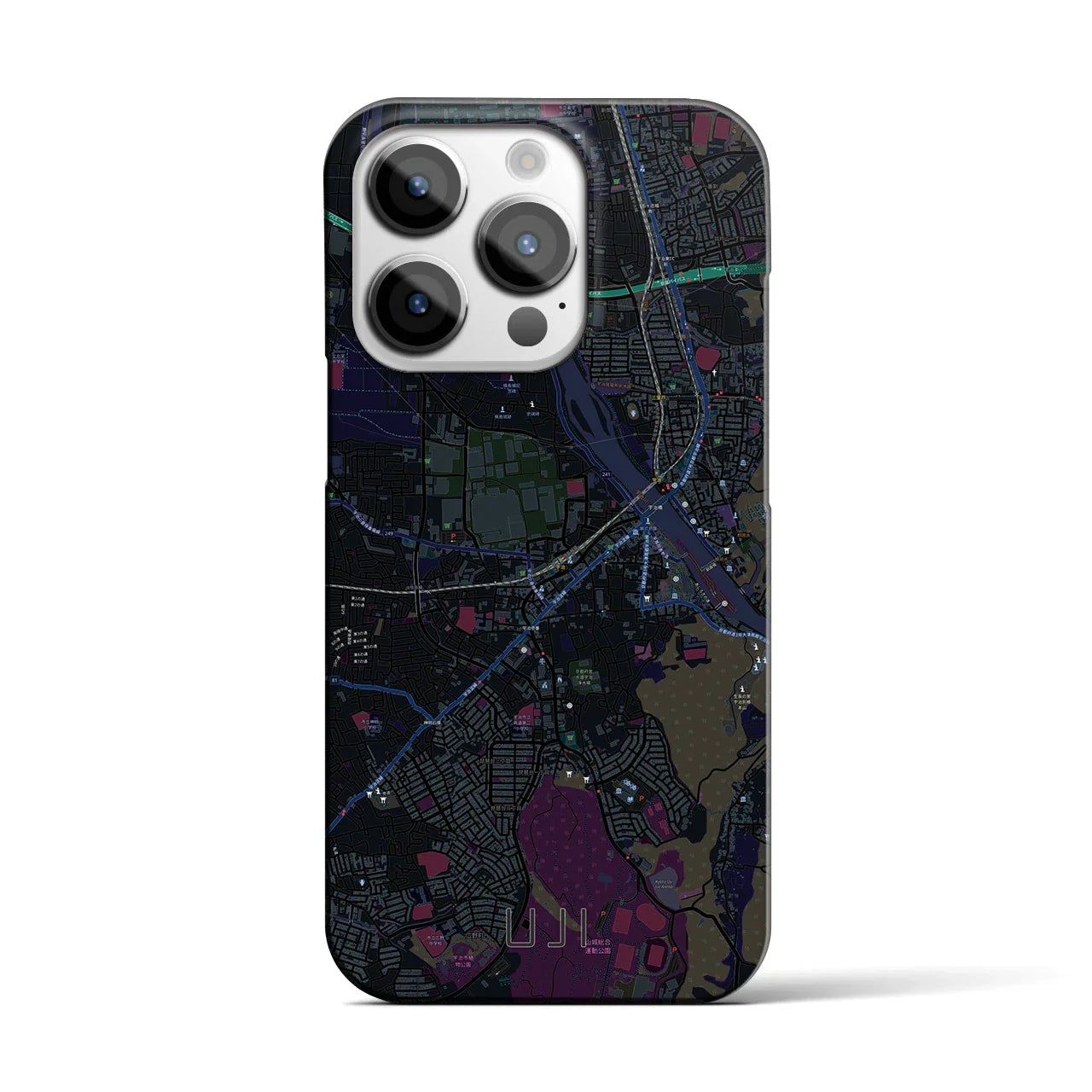 【宇治(京都府)】地図柄iPhoneケース(バックカバータイプ)