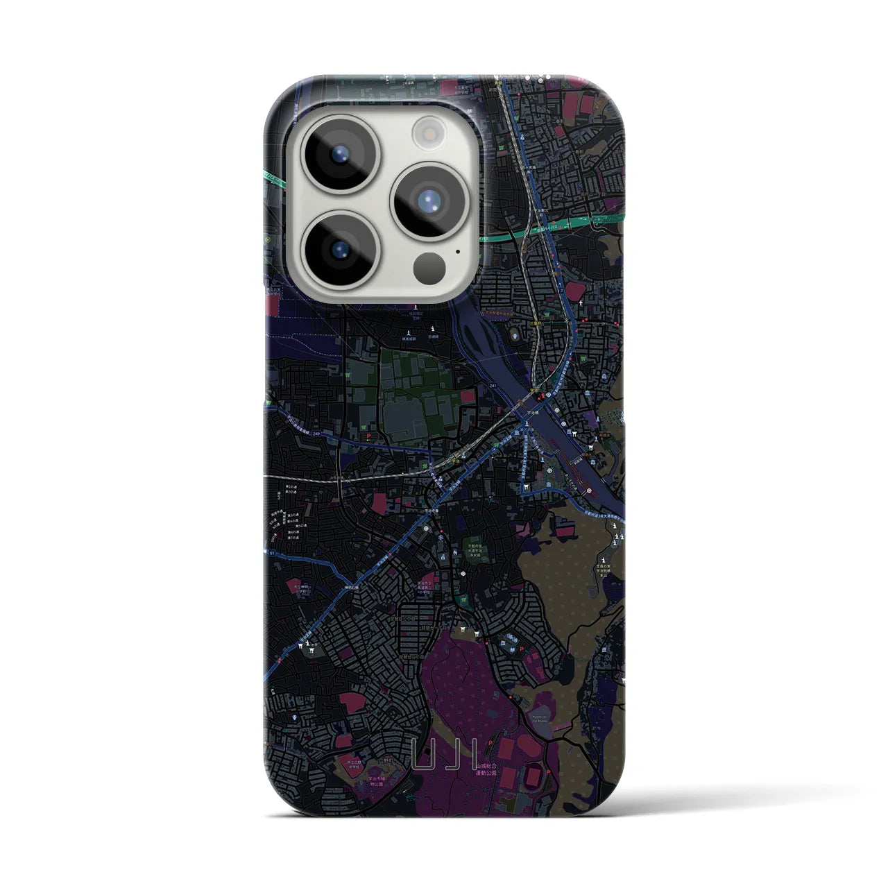 【宇治(京都府)】地図柄iPhoneケース(バックカバータイプ)