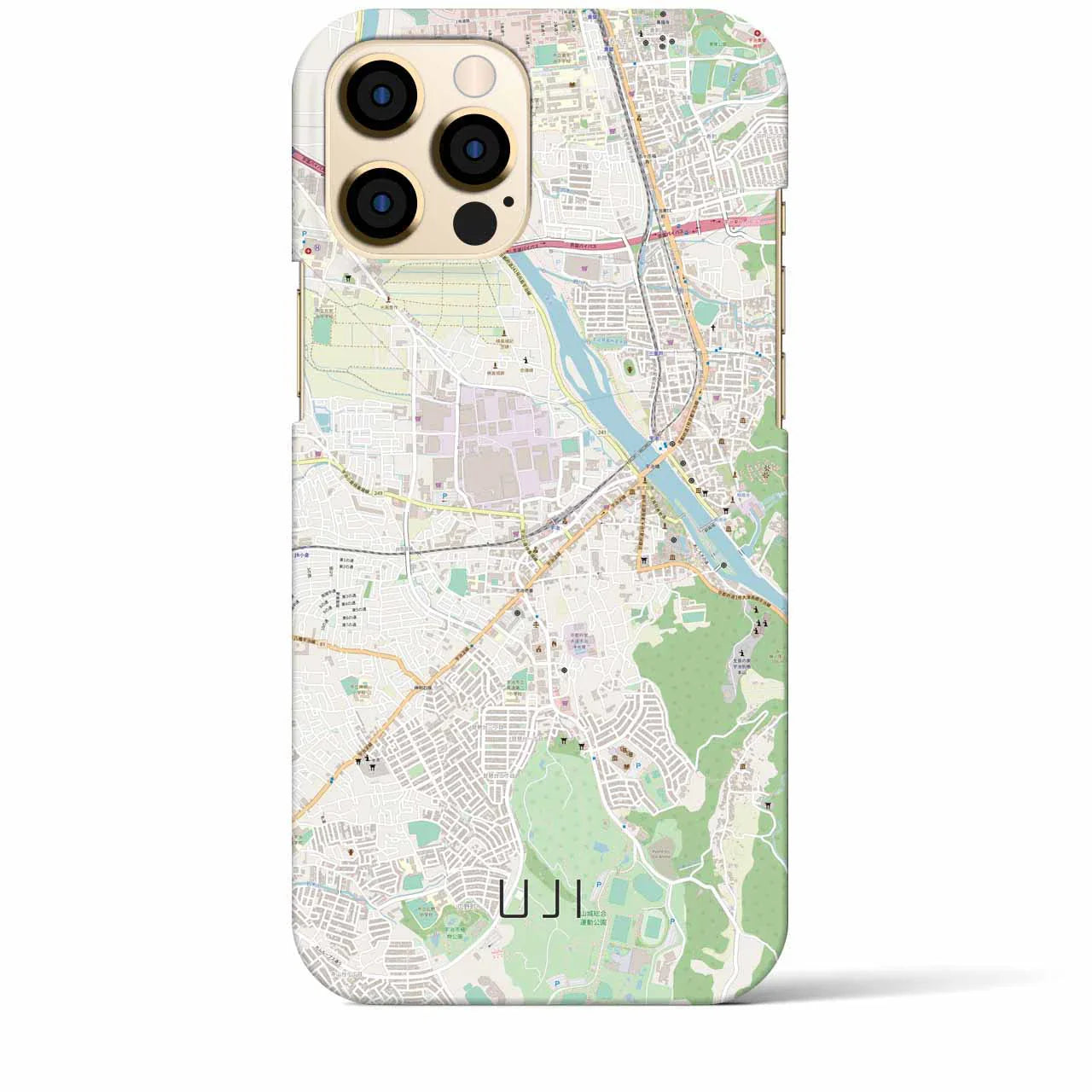【宇治(京都府)】地図柄iPhoneケース(バックカバータイプ)