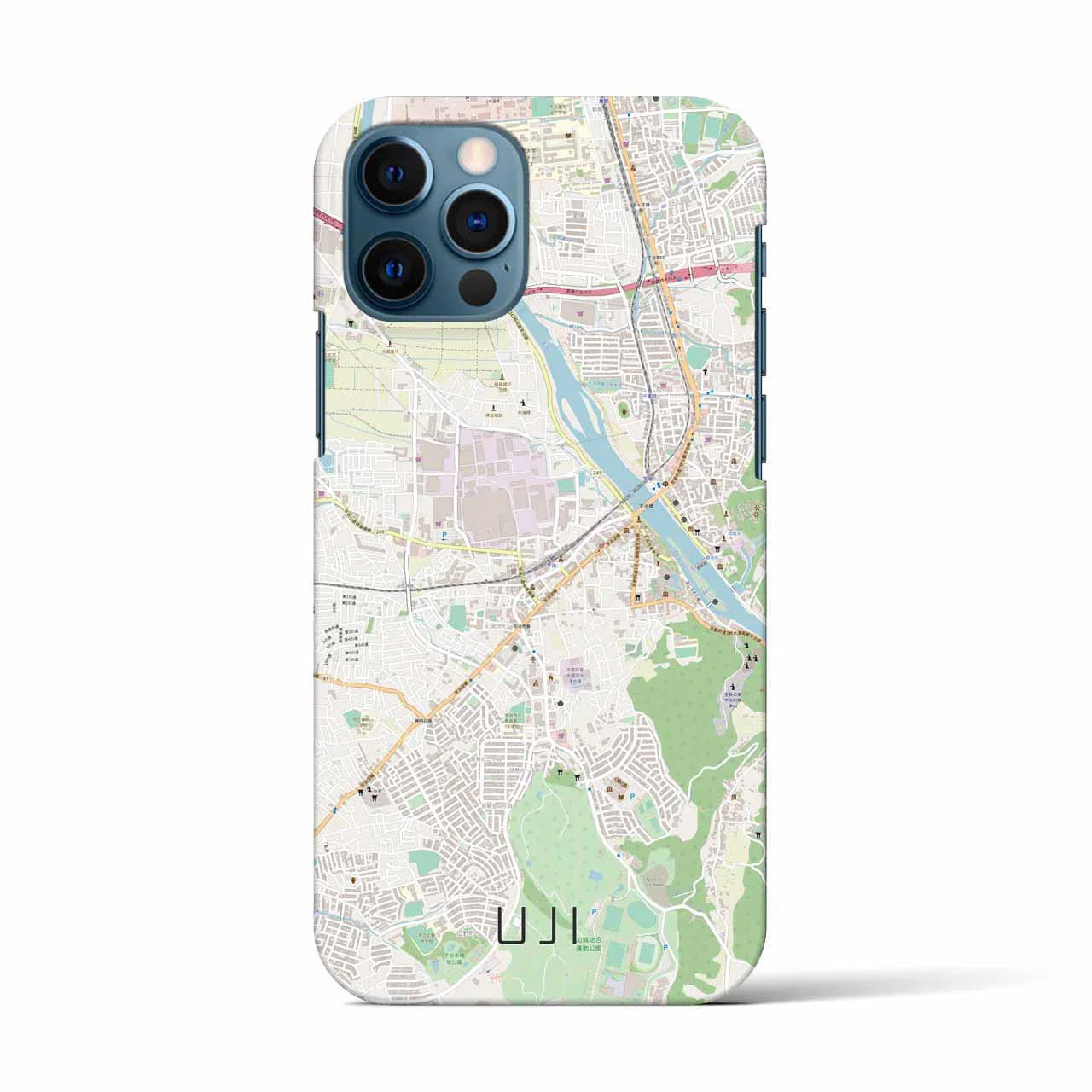 【宇治(京都府)】地図柄iPhoneケース(バックカバータイプ)