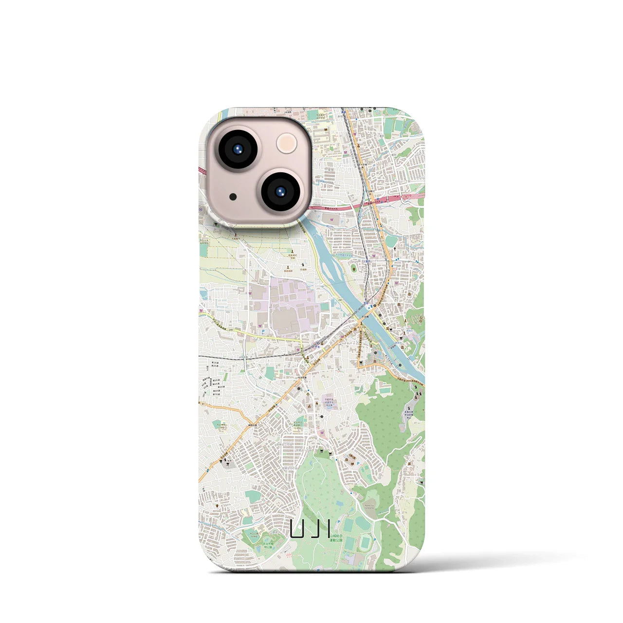 【宇治(京都府)】地図柄iPhoneケース(バックカバータイプ)