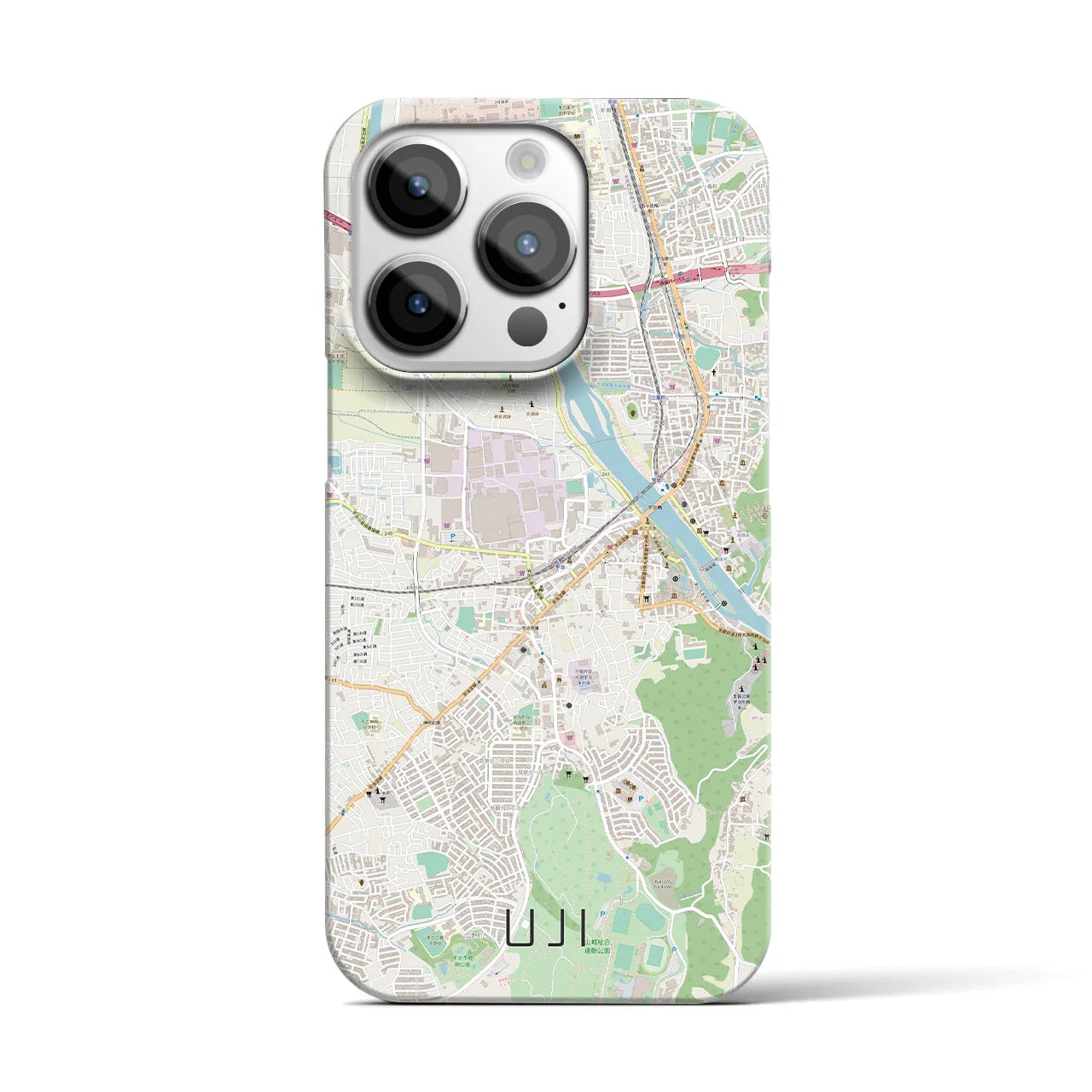 【宇治(京都府)】地図柄iPhoneケース(バックカバータイプ)