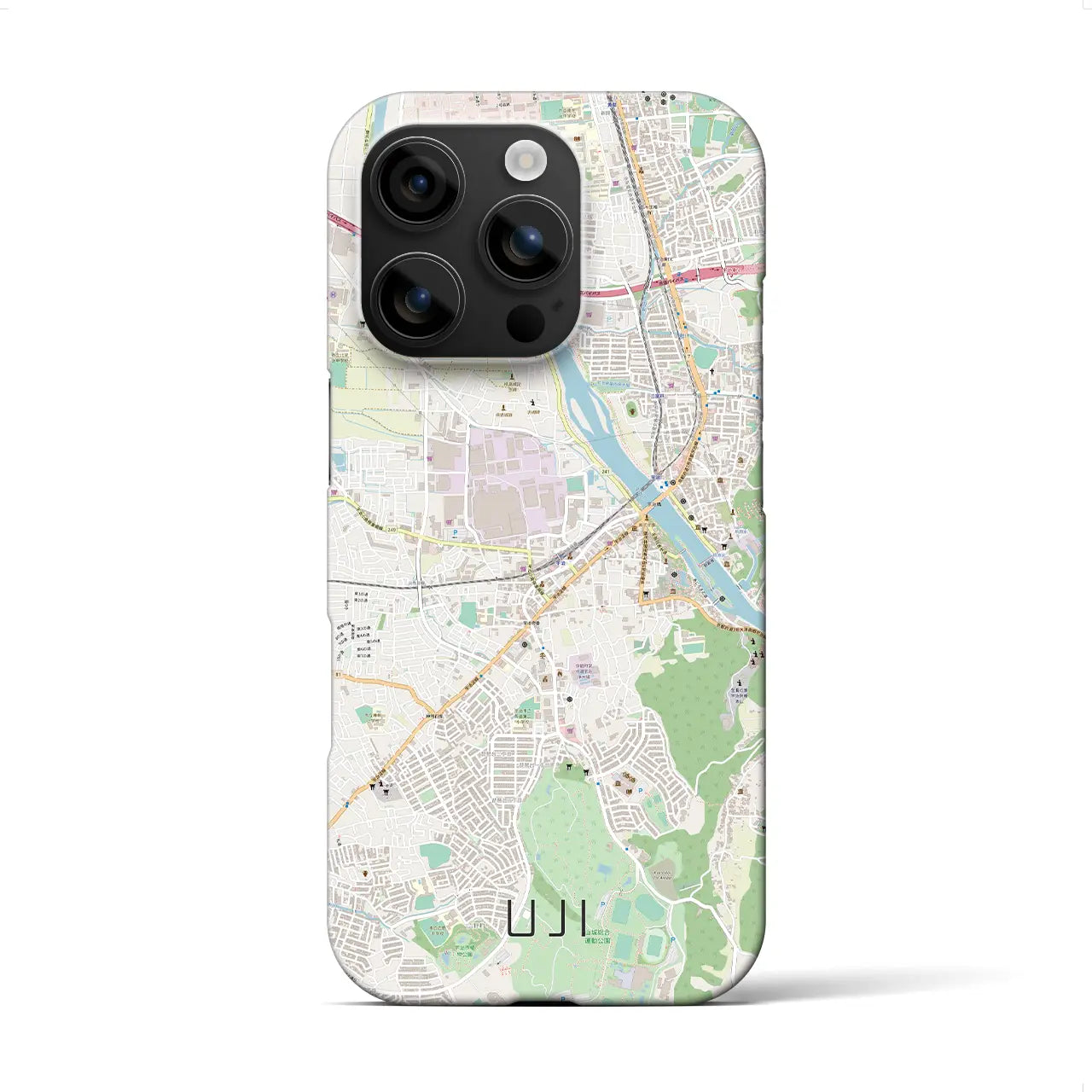 【宇治(京都府)】地図柄iPhoneケース(バックカバータイプ)