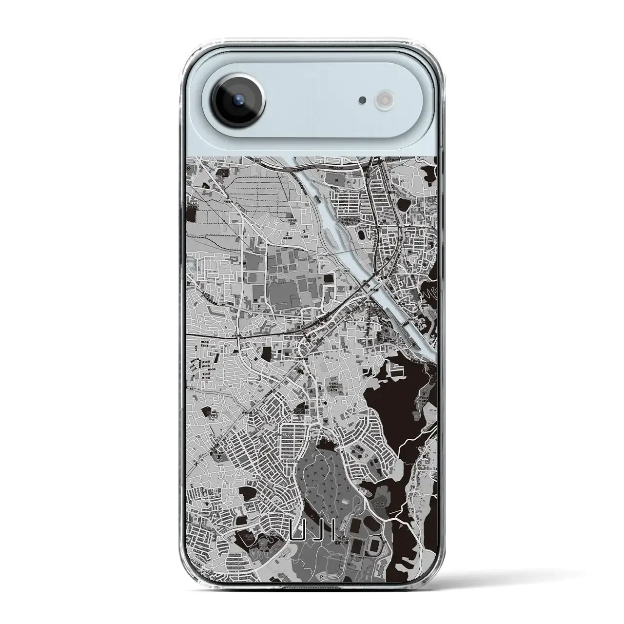 【宇治(京都府)】地図柄iPhoneケース(クリアタイプ)