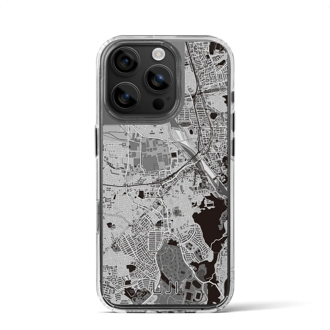 【宇治(京都府)】地図柄iPhoneケース(MagSafeタイプ)