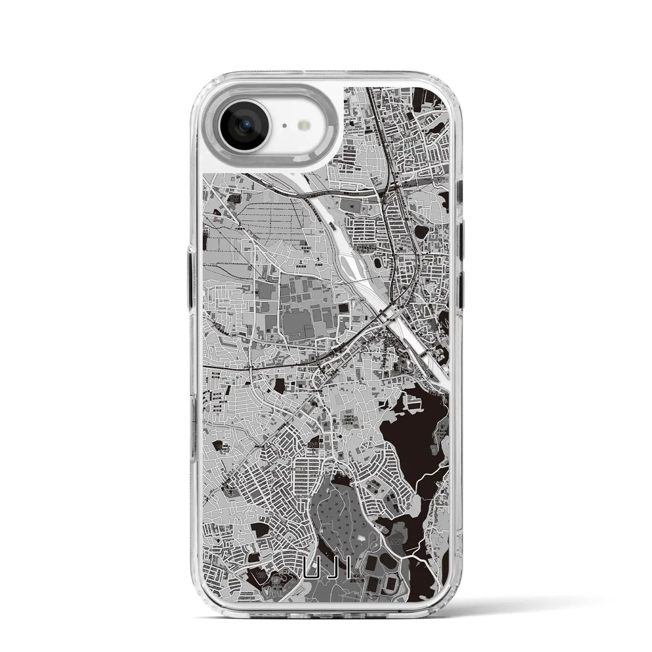 【宇治(京都府)】地図柄iPhoneケース(MagSafeタイプ)