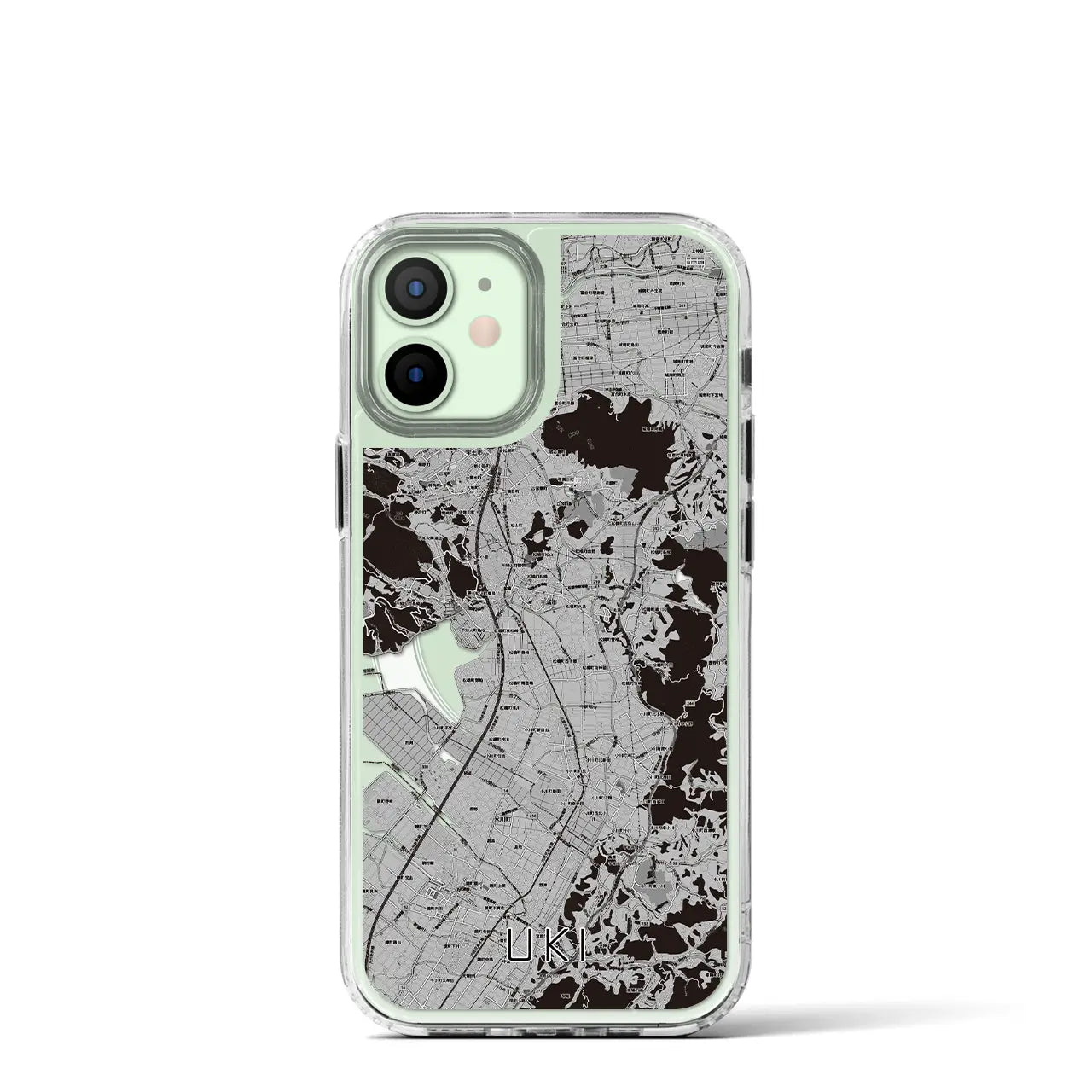 【宇城(熊本県)】地図柄iPhoneケース(MagSafeタイプ)