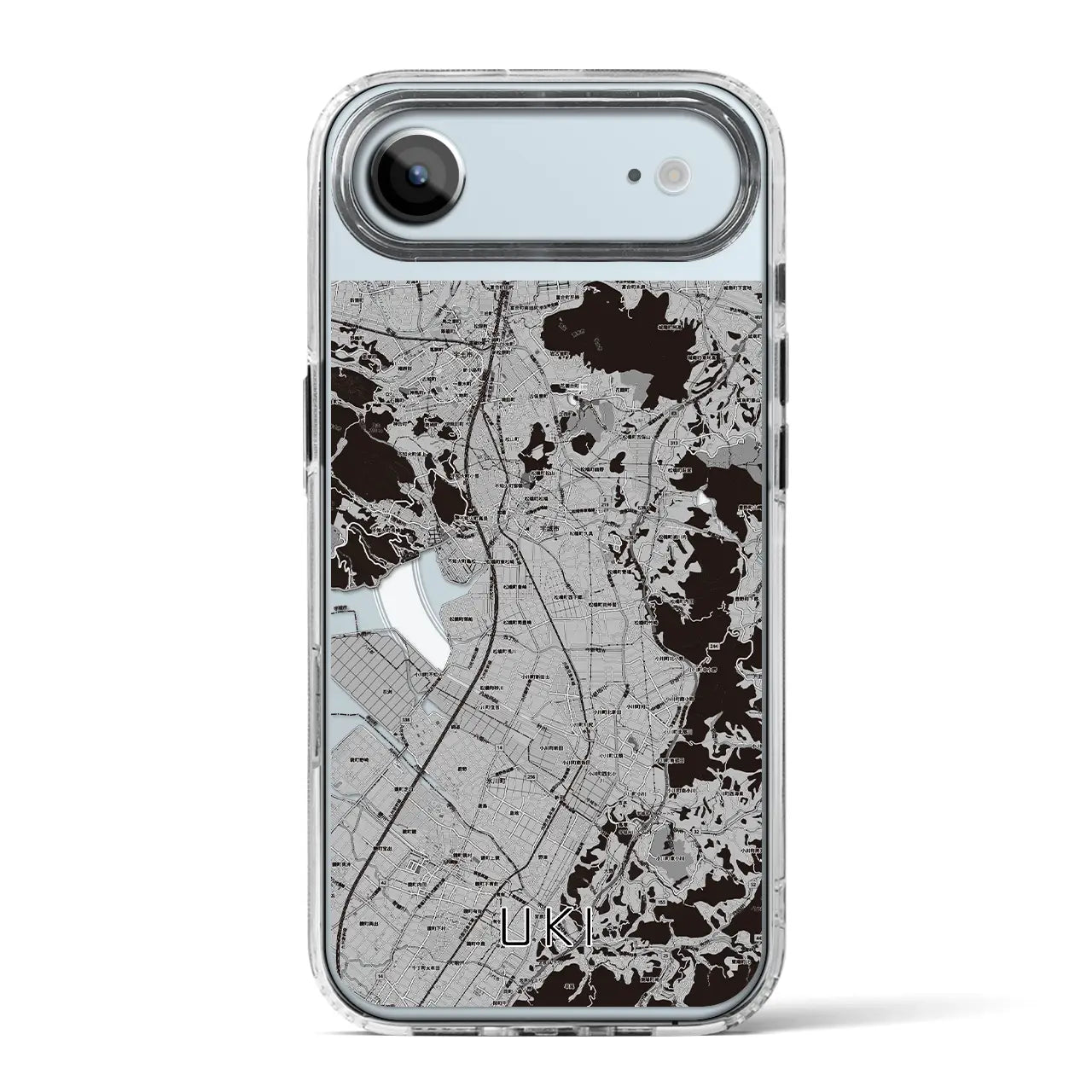 【宇城(熊本県)】地図柄iPhoneケース(MagSafeタイプ)