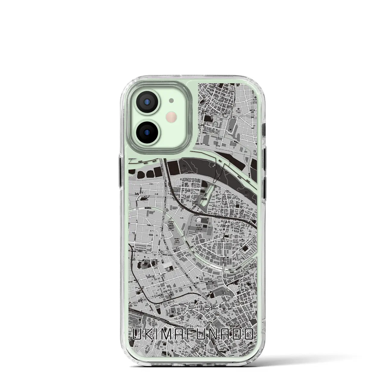 【浮間舟渡(東京都)】地図柄iPhoneケース(MagSafeタイプ)