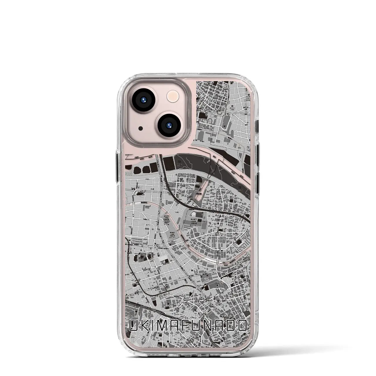 【浮間舟渡(東京都)】地図柄iPhoneケース(MagSafeタイプ)