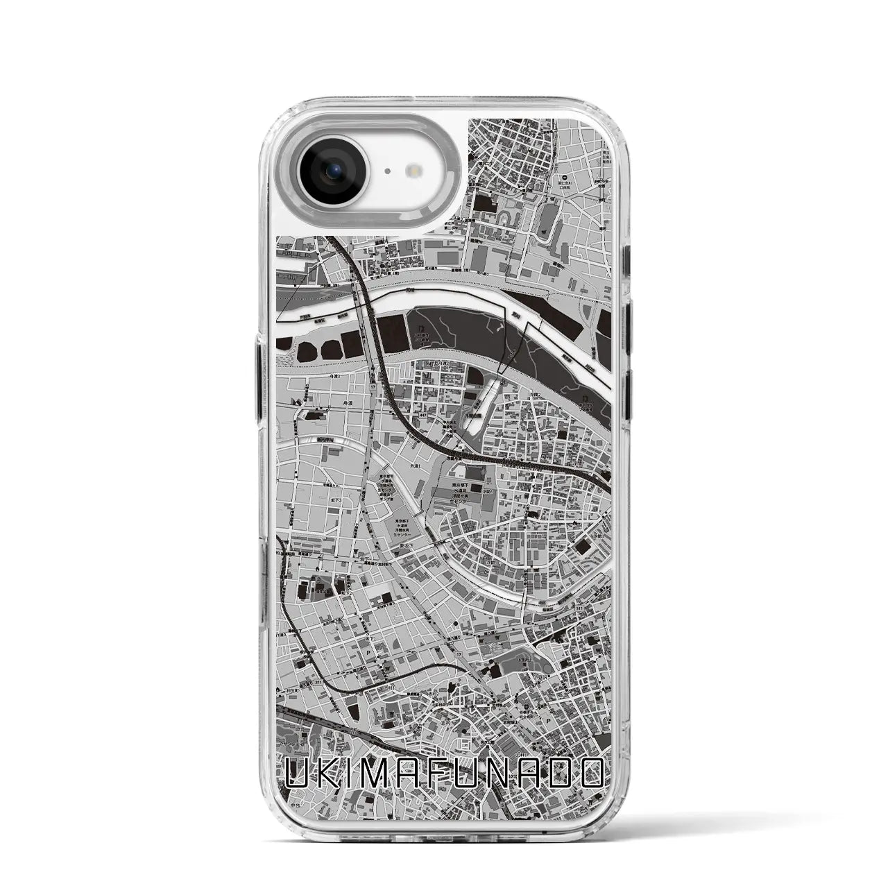 【浮間舟渡(東京都)】地図柄iPhoneケース(MagSafeタイプ)