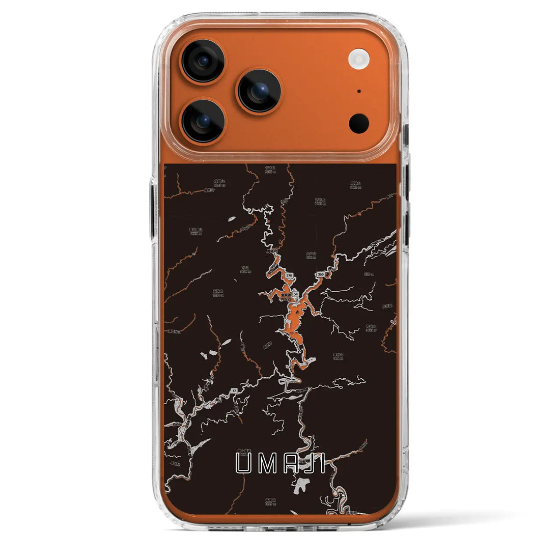 【馬路(高知県)】地図柄iPhoneケース(MagSafeタイプ)
