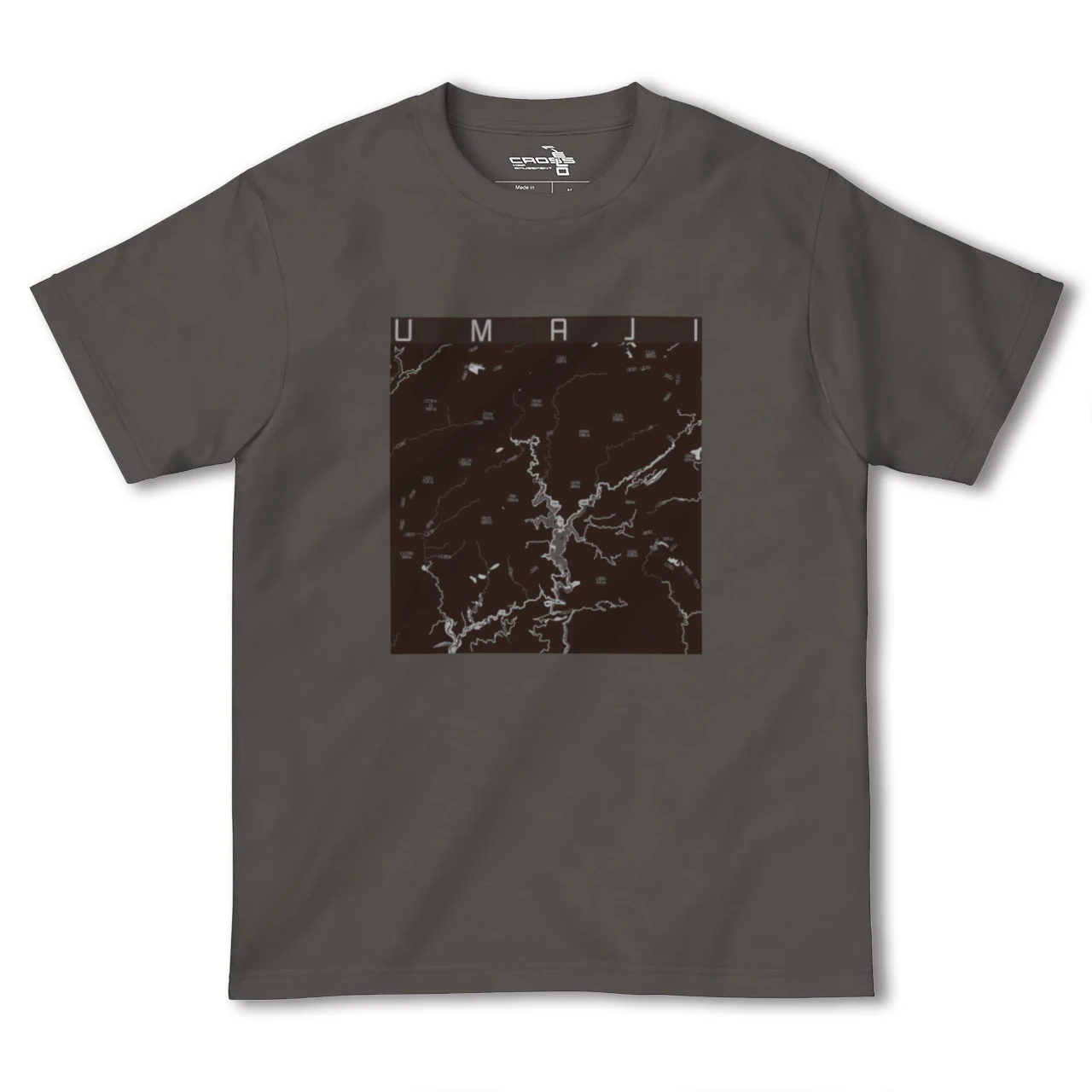 【馬路(高知県)】地図柄ヘビーウェイトTシャツ