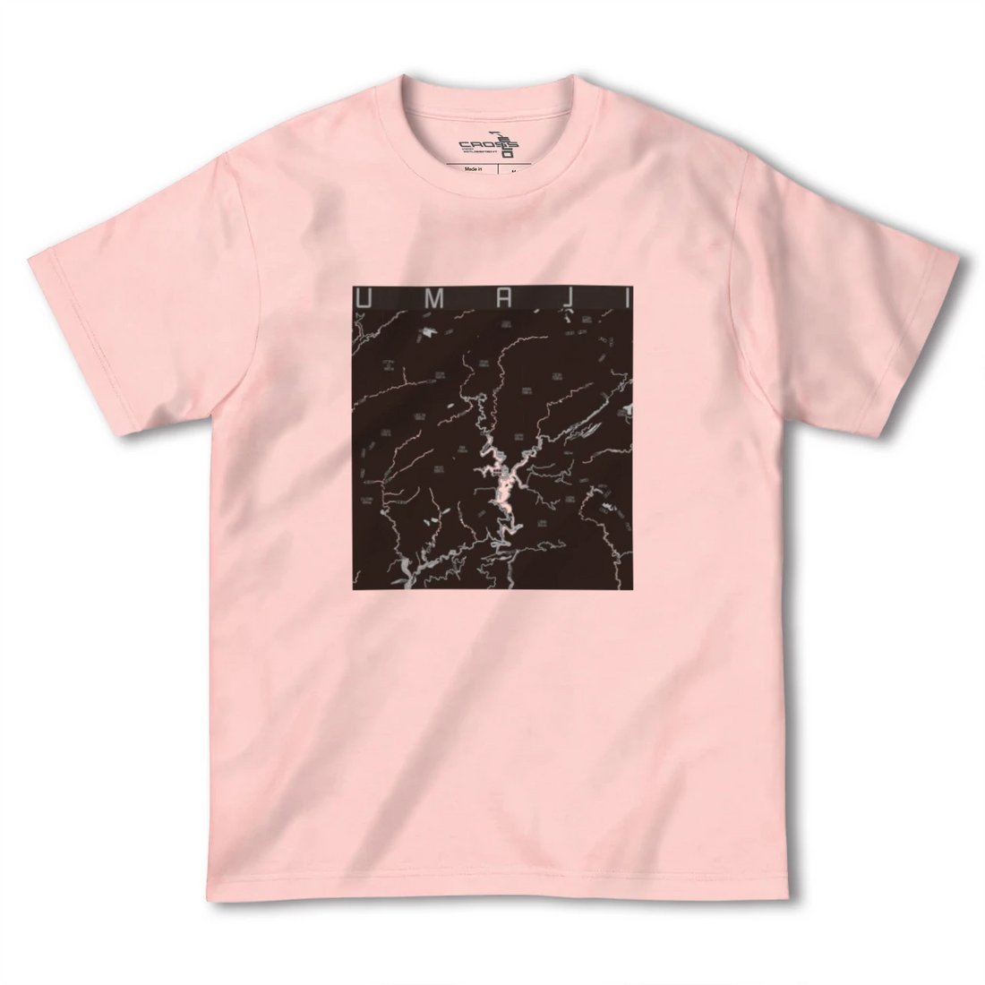 【馬路(高知県)】地図柄ヘビーウェイトTシャツ