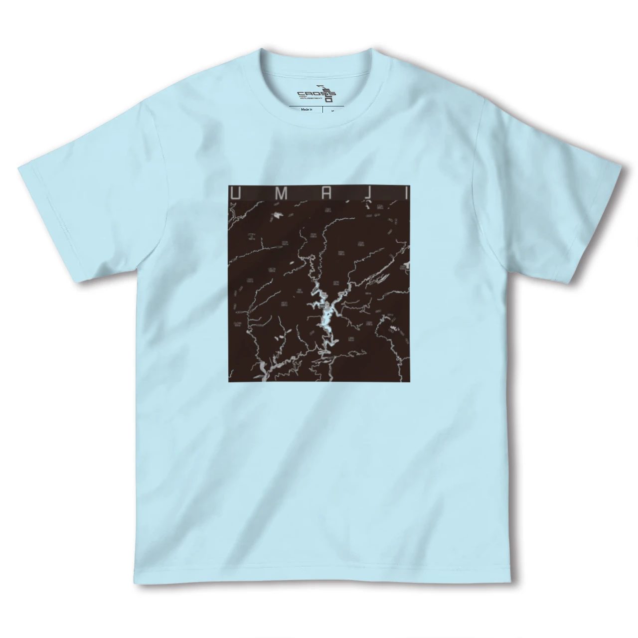 【馬路(高知県)】地図柄ヘビーウェイトTシャツ