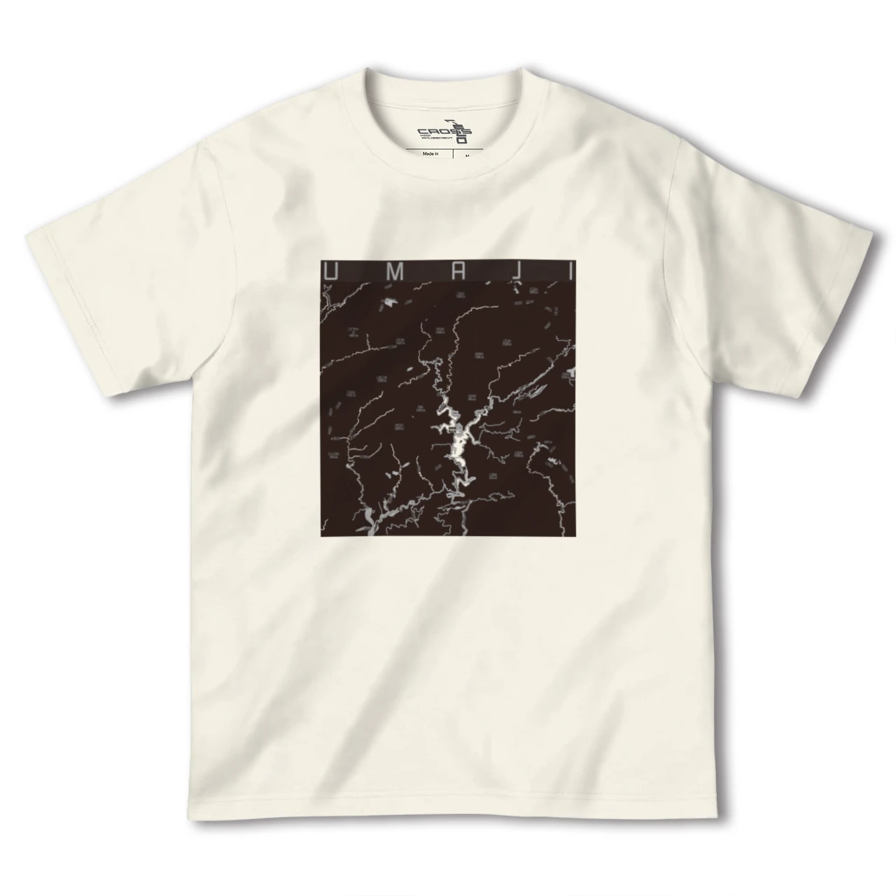 【馬路(高知県)】地図柄ヘビーウェイトTシャツ