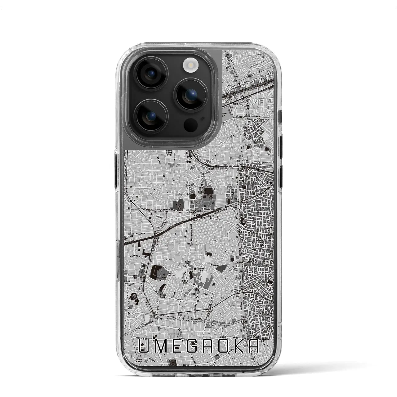 【梅ヶ丘(東京都)】地図柄iPhoneケース(MagSafeタイプ)