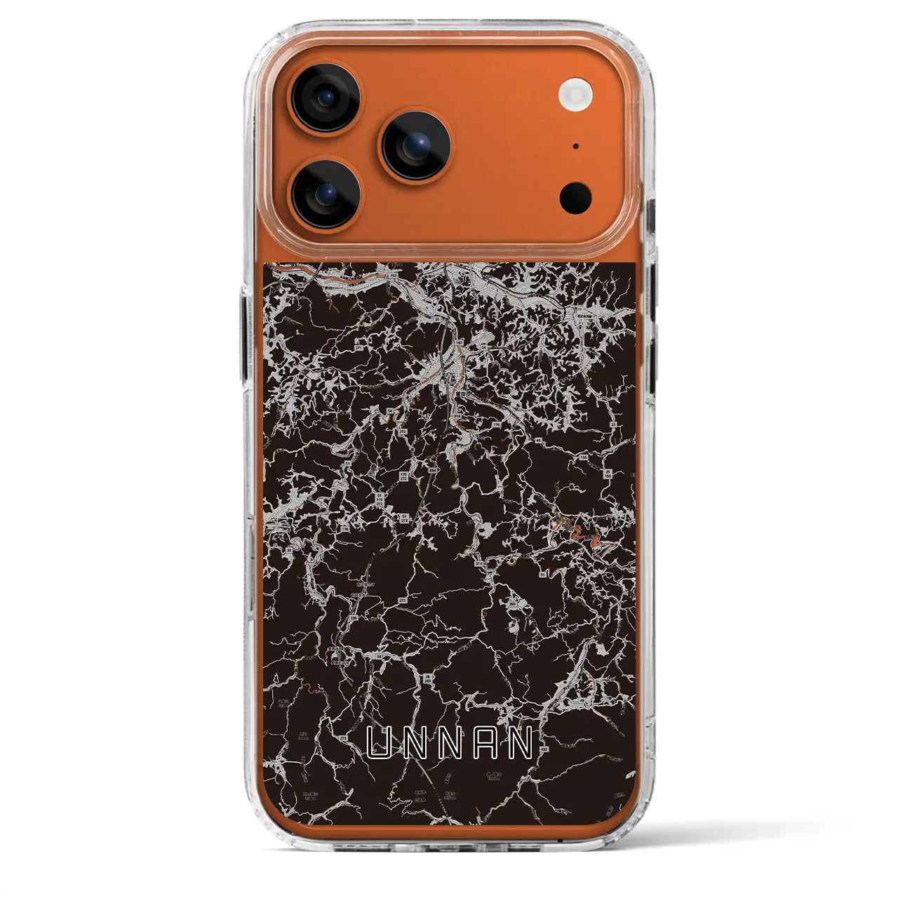 【雲南(島根県)】地図柄iPhoneケース(MagSafeタイプ)