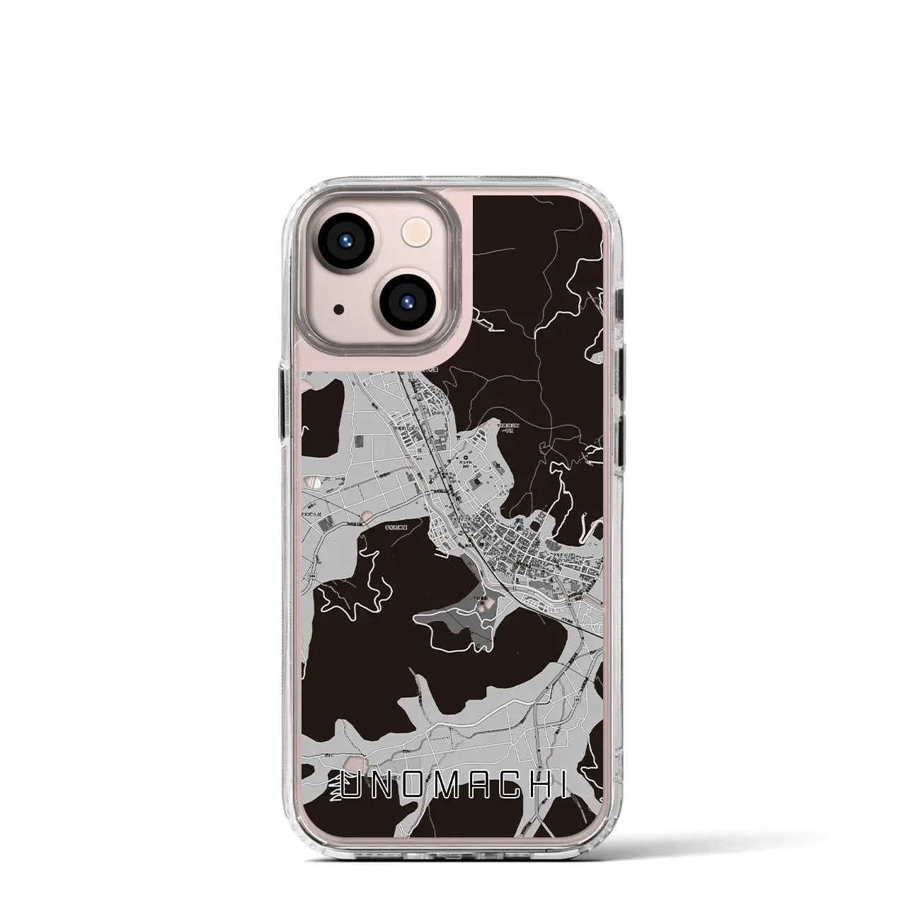 【卯之町(愛媛県)】地図柄iPhoneケース(MagSafeタイプ)