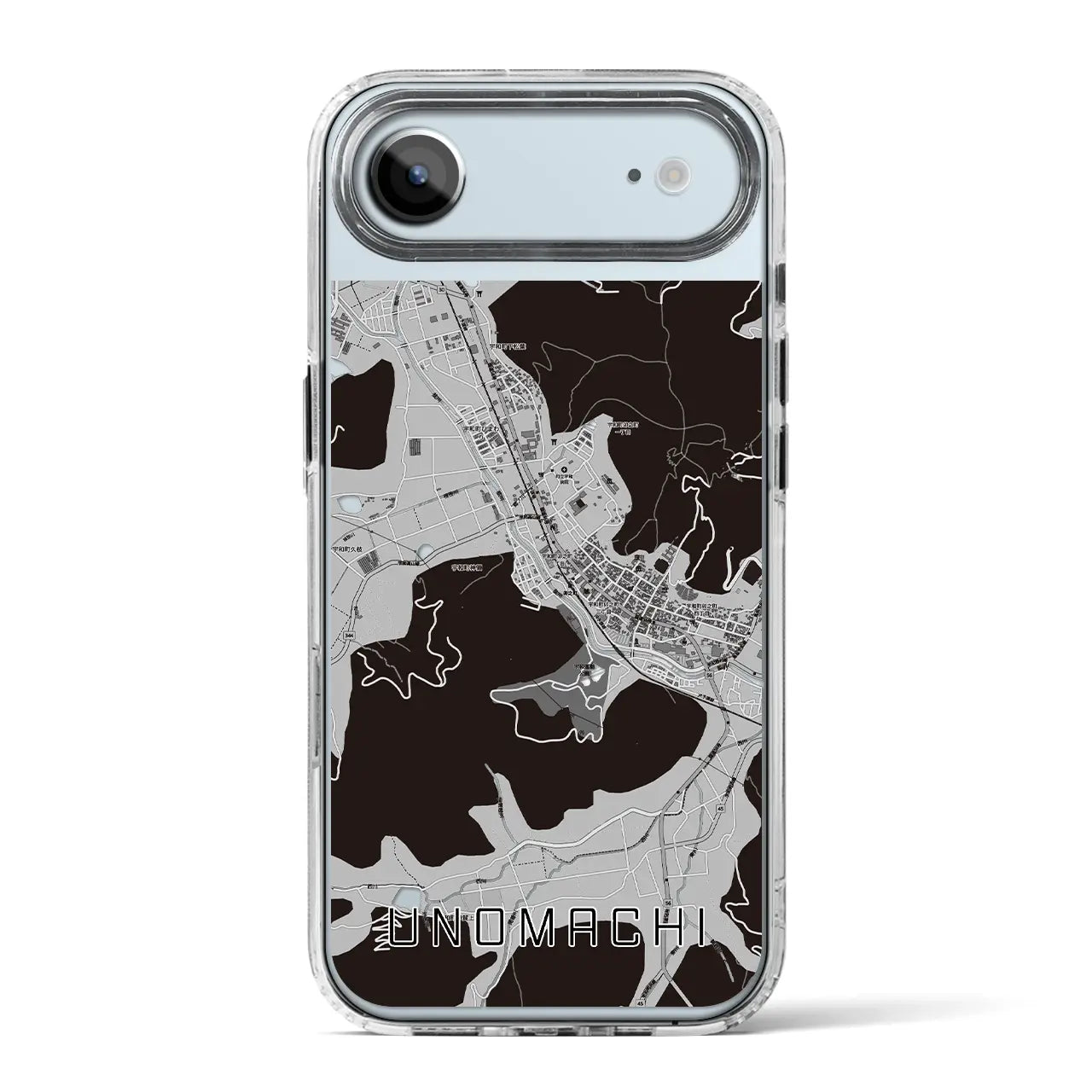 【卯之町(愛媛県)】地図柄iPhoneケース(MagSafeタイプ)