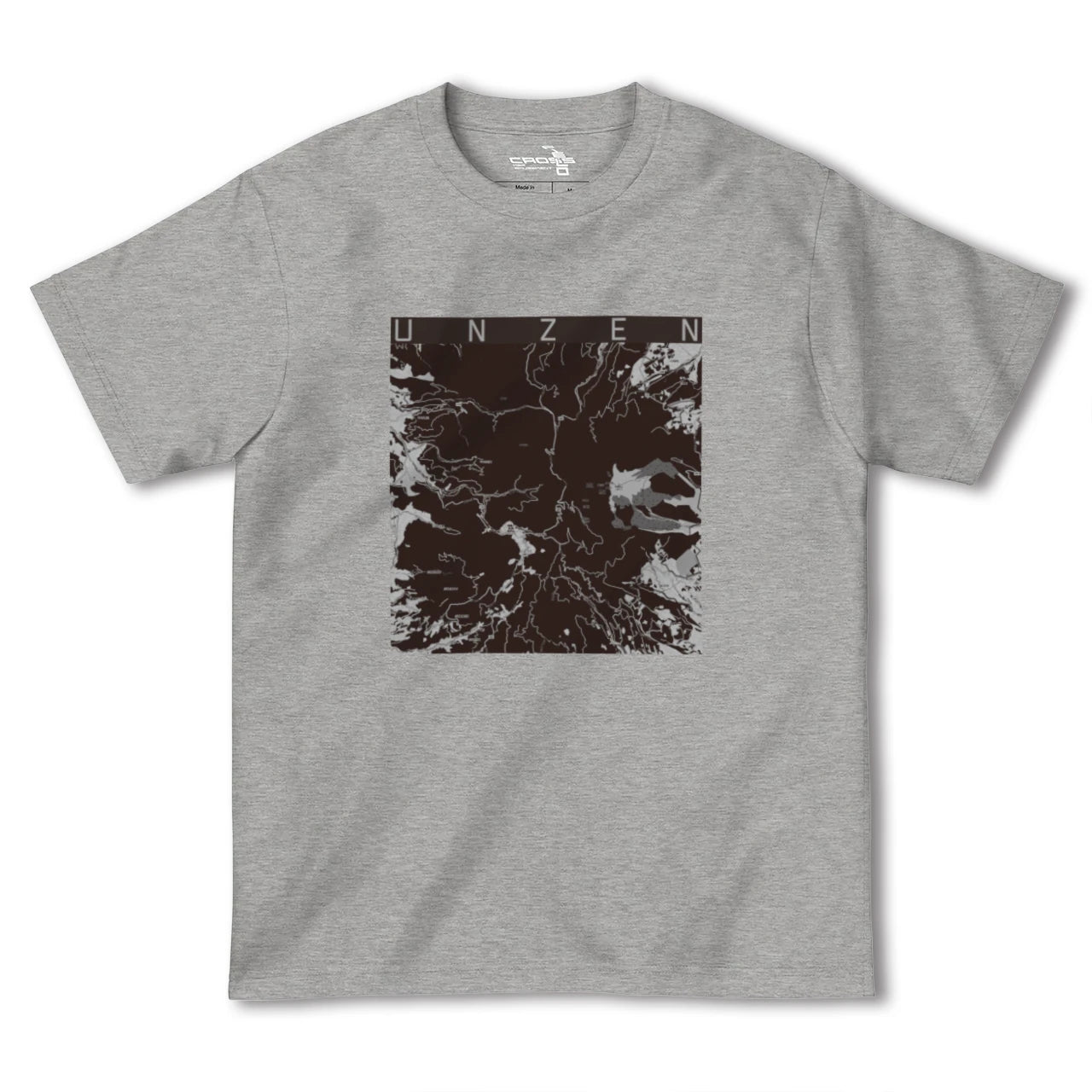【雲仙(長崎県)】地図柄ヘビーウェイトTシャツ