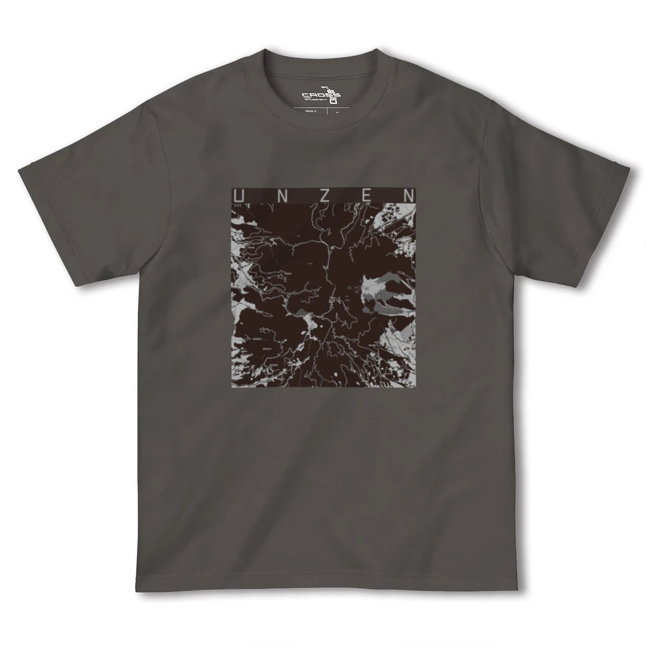 【雲仙(長崎県)】地図柄ヘビーウェイトTシャツ