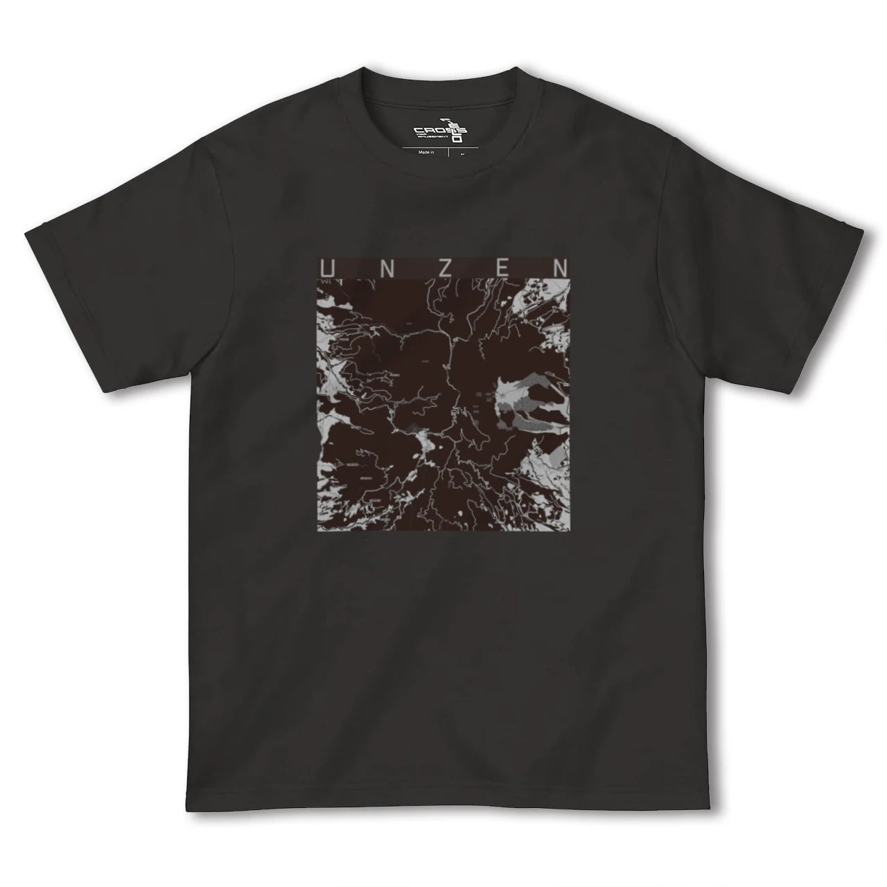 【雲仙(長崎県)】地図柄ヘビーウェイトTシャツ