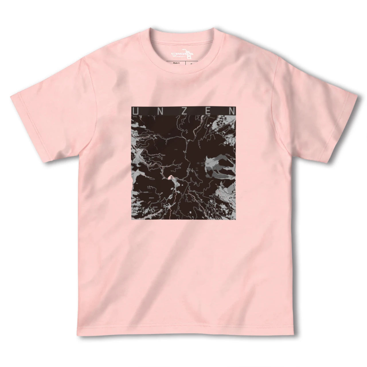 【雲仙(長崎県)】地図柄ヘビーウェイトTシャツ