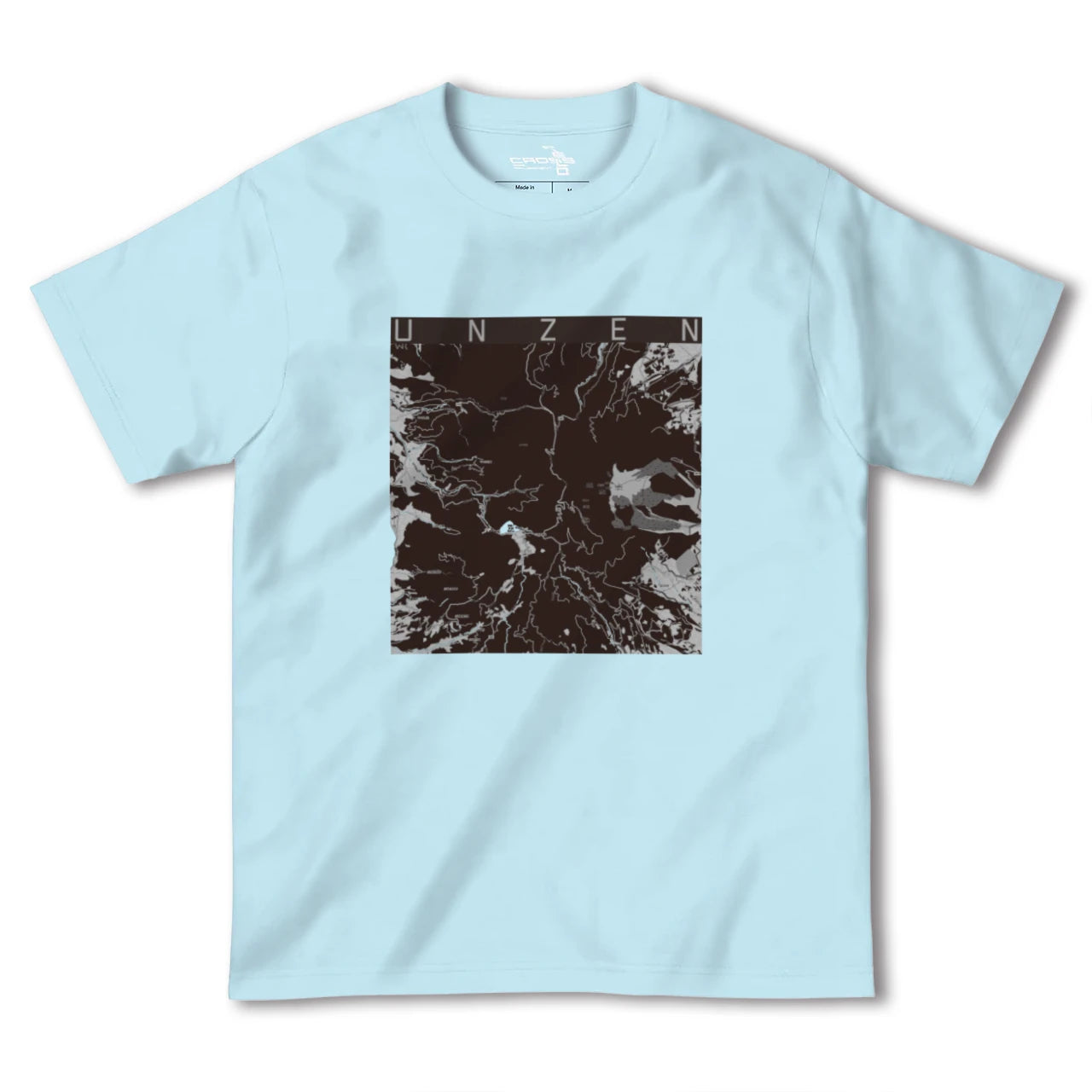 【雲仙(長崎県)】地図柄ヘビーウェイトTシャツ
