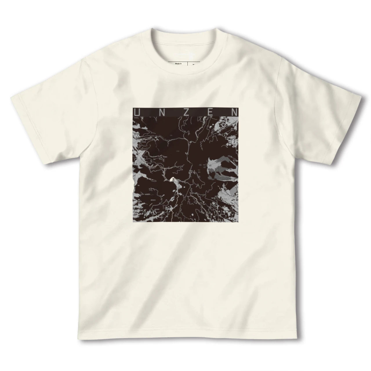 【雲仙(長崎県)】地図柄ヘビーウェイトTシャツ