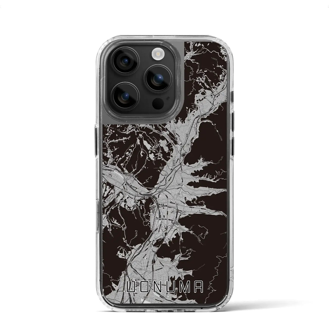 【魚沼(新潟県)】地図柄iPhoneケース(MagSafeタイプ)