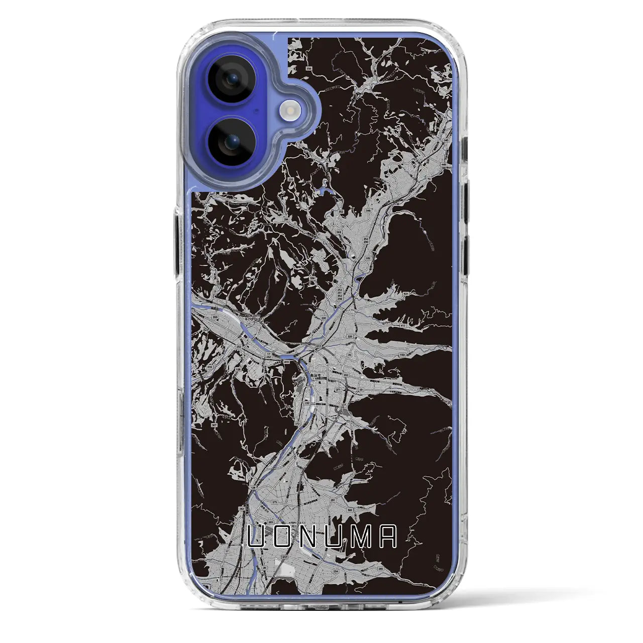 【魚沼(新潟県)】地図柄iPhoneケース(MagSafeタイプ)