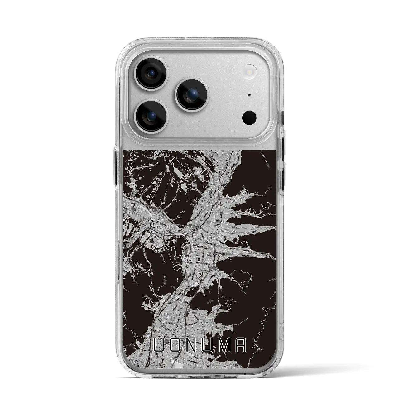 【魚沼(新潟県)】地図柄iPhoneケース(MagSafeタイプ)