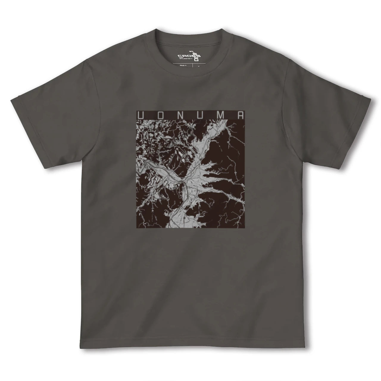 【魚沼(新潟県)】地図柄ヘビーウェイトTシャツ