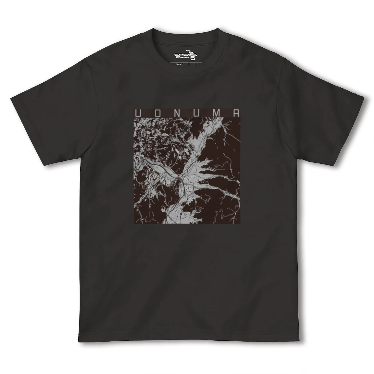【魚沼(新潟県)】地図柄ヘビーウェイトTシャツ
