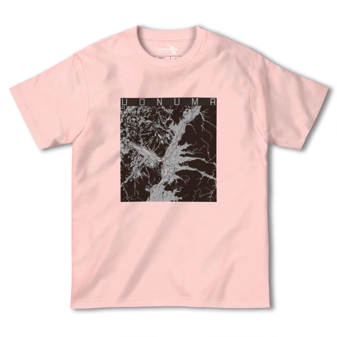 【魚沼(新潟県)】地図柄ヘビーウェイトTシャツ